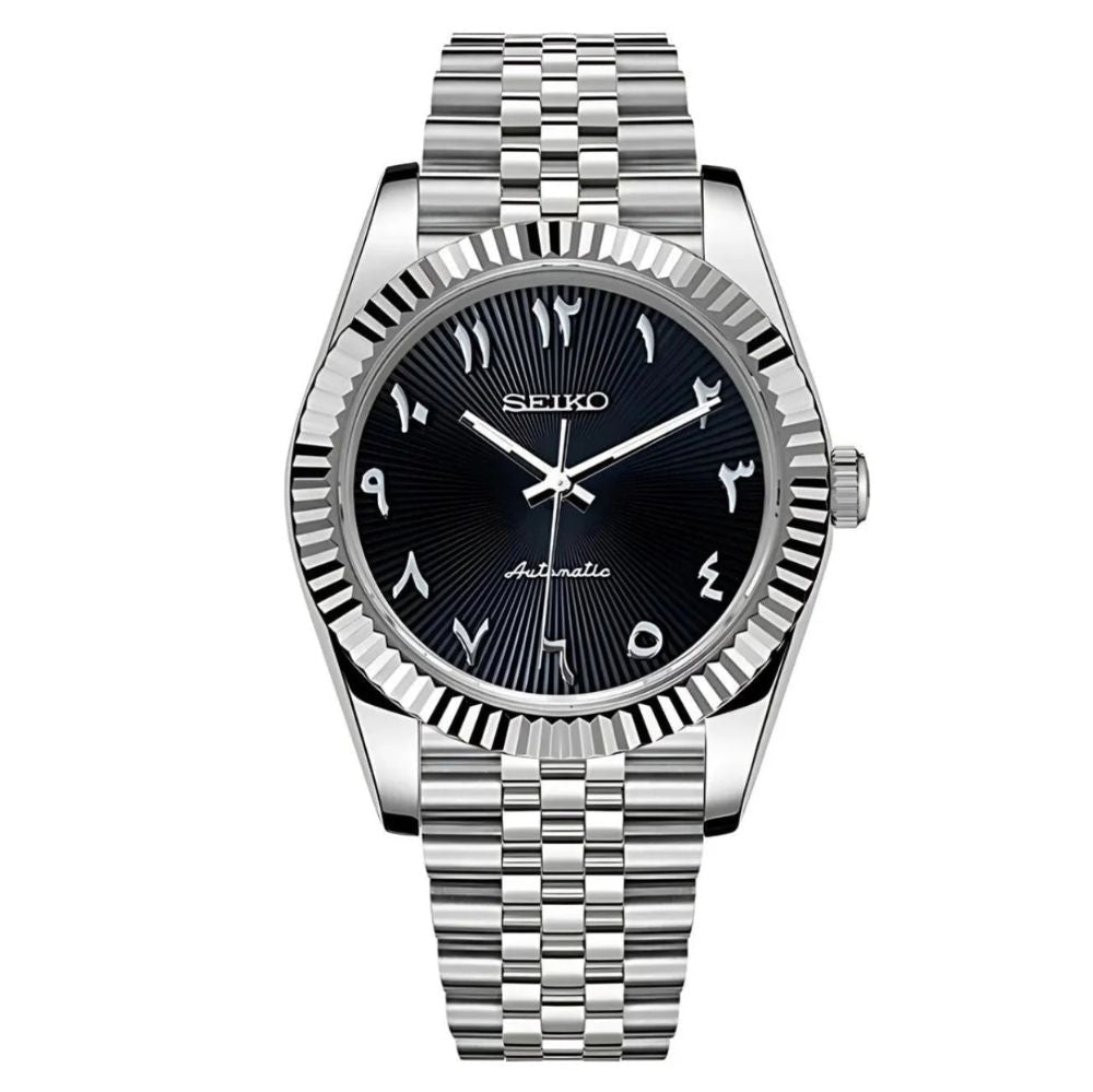 DATE MOD CLASSIC MOD – STRUKTURIERTE SCHWARZE ARABISCHE ZIFFER