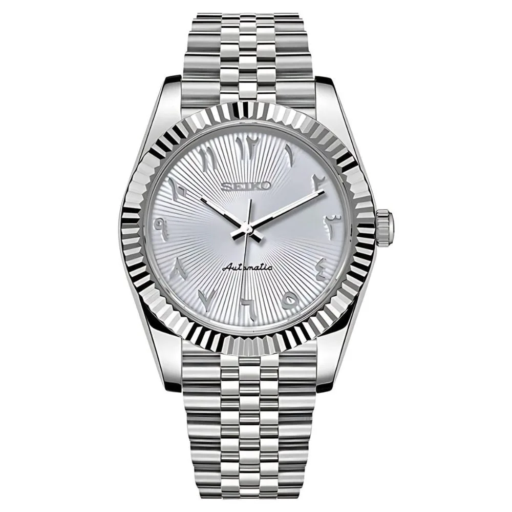 DATE MOD CLASSIC MOD – WEISS, ARABISCHE ZIFFERN