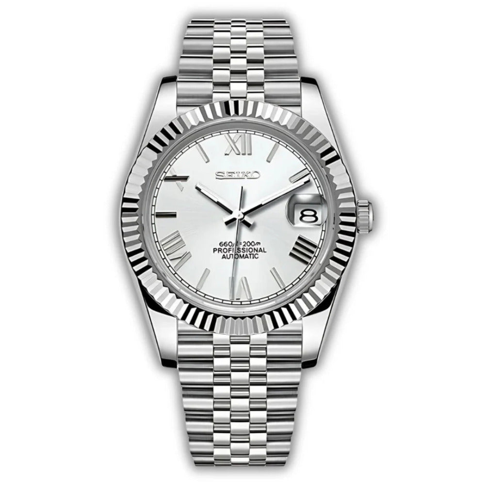 DATE MOD CLASSIC MOD – WEISS, RÖMISCHE ZIFFERN