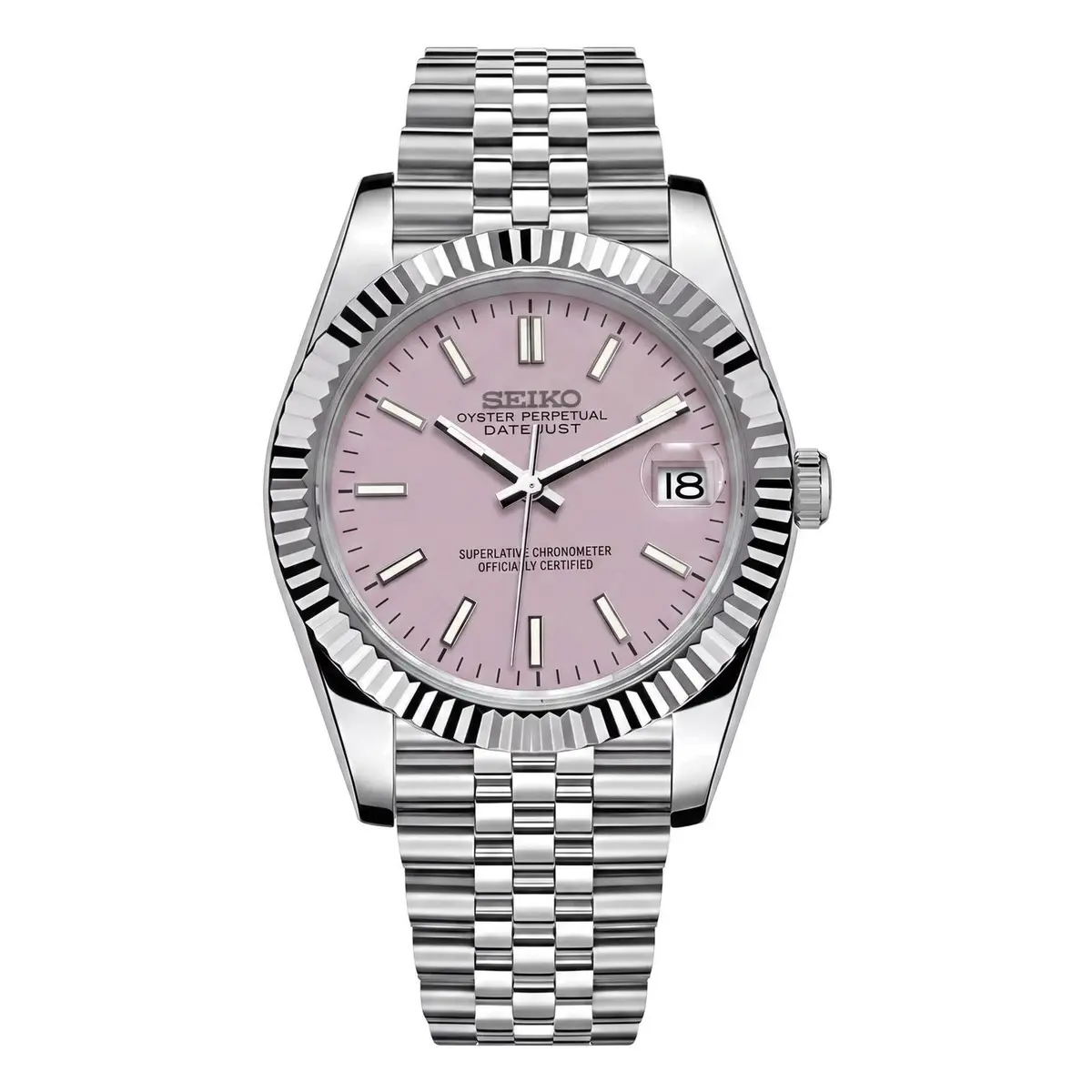 Seiko Mod Uhr DATE MOD CLASSIC ROSÉ – MedoMods