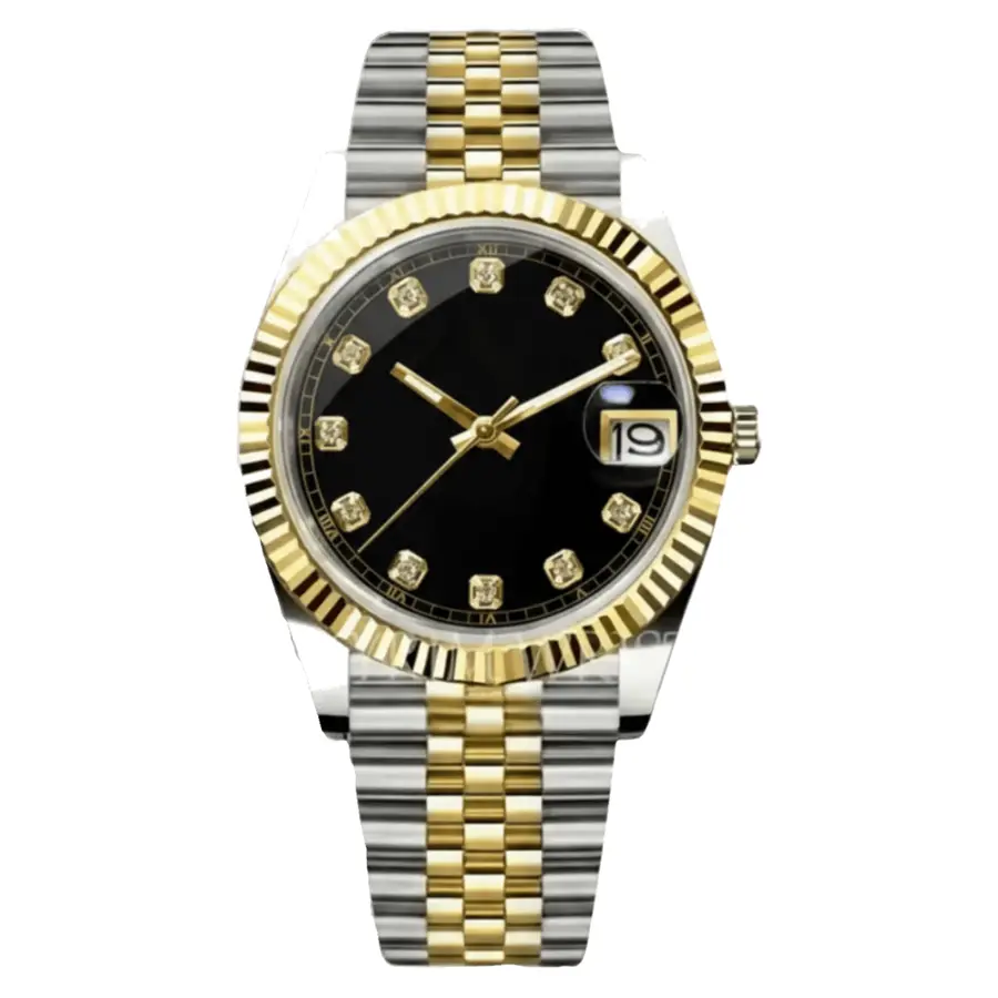 DATE MOD | Gold Black Dial - Automatic