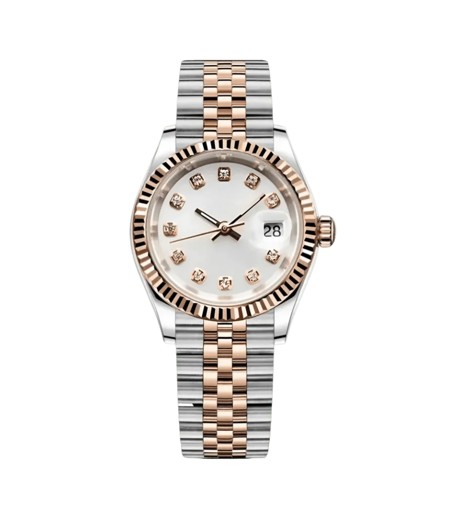DATE MOD | rosegold White Dial - Automatic