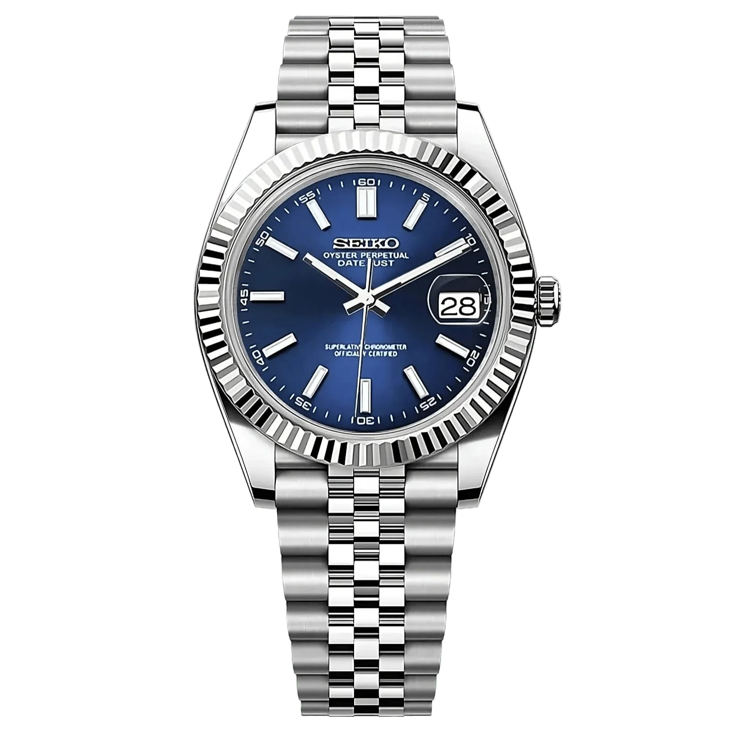 DATE MOD | steel Blue Dial - Automatic