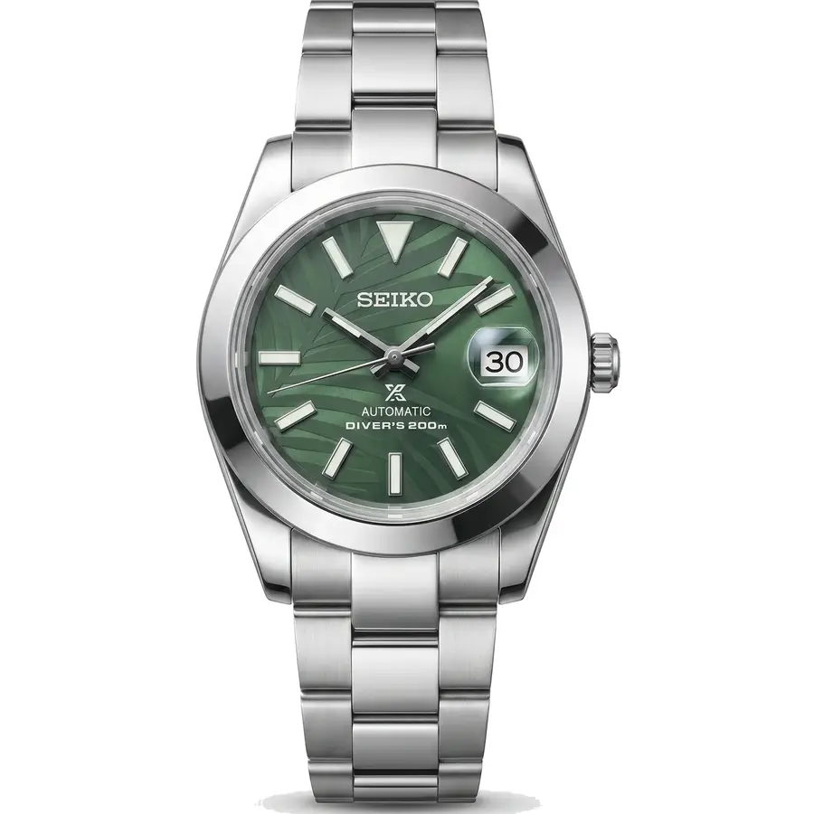 DATE MOD | steel Green Leaf Dial - Automatic