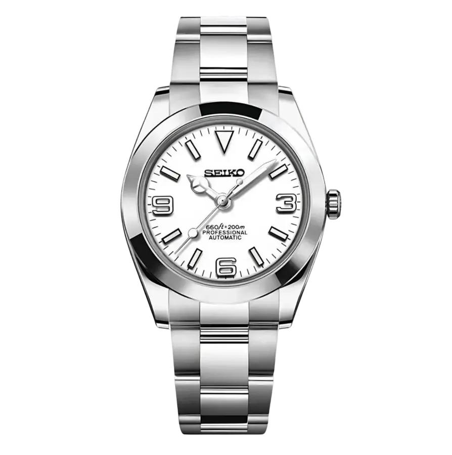 DATE MOD | Acero, esfera blanca - Automático