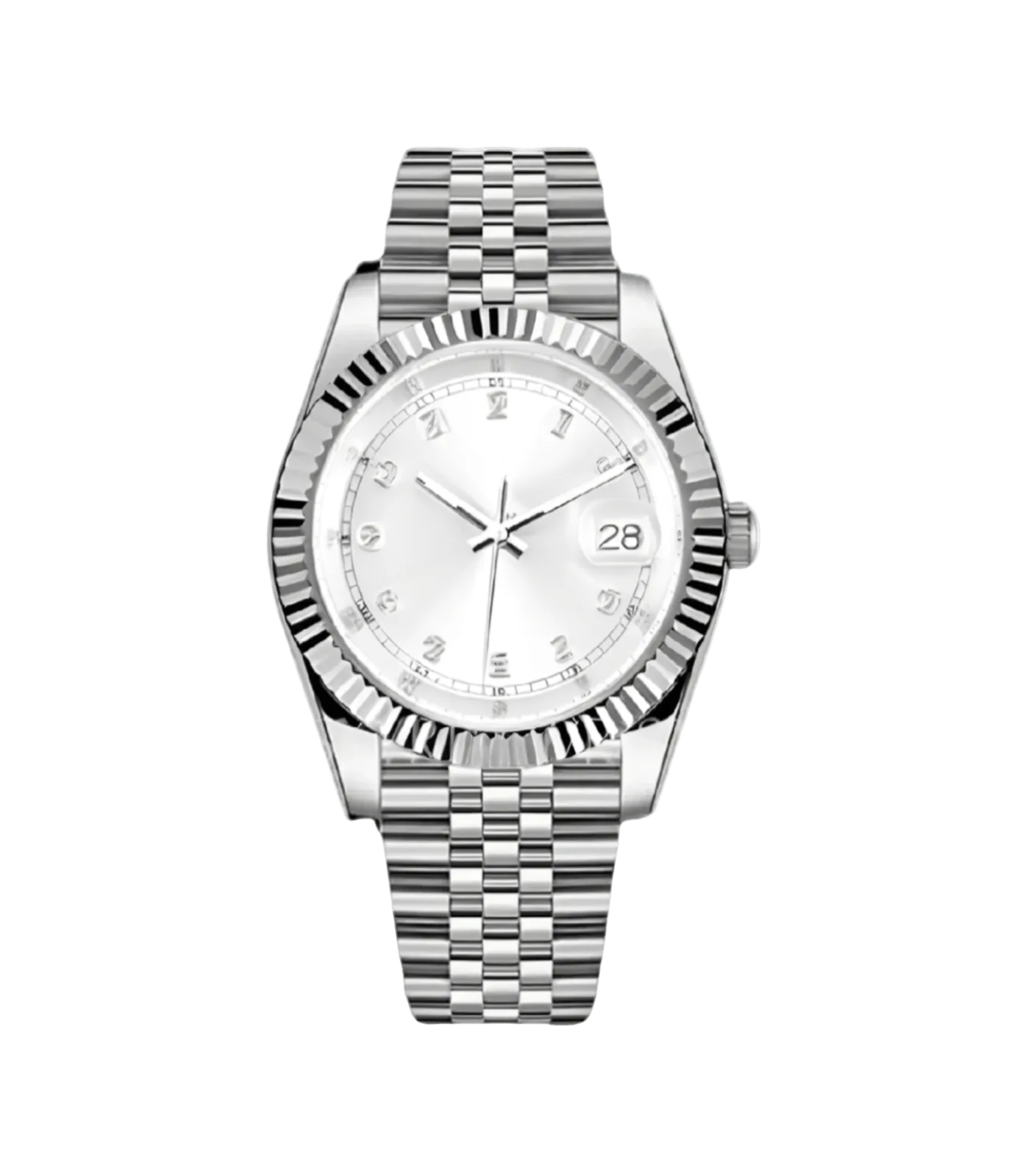 DATE MOD | steel White Texture Dial - Automatic