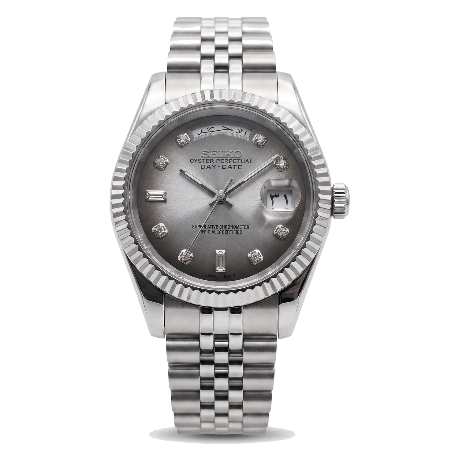 DAY MOD · Grå · Arabiske tall · Grå · 40,5 mm · Jubilee