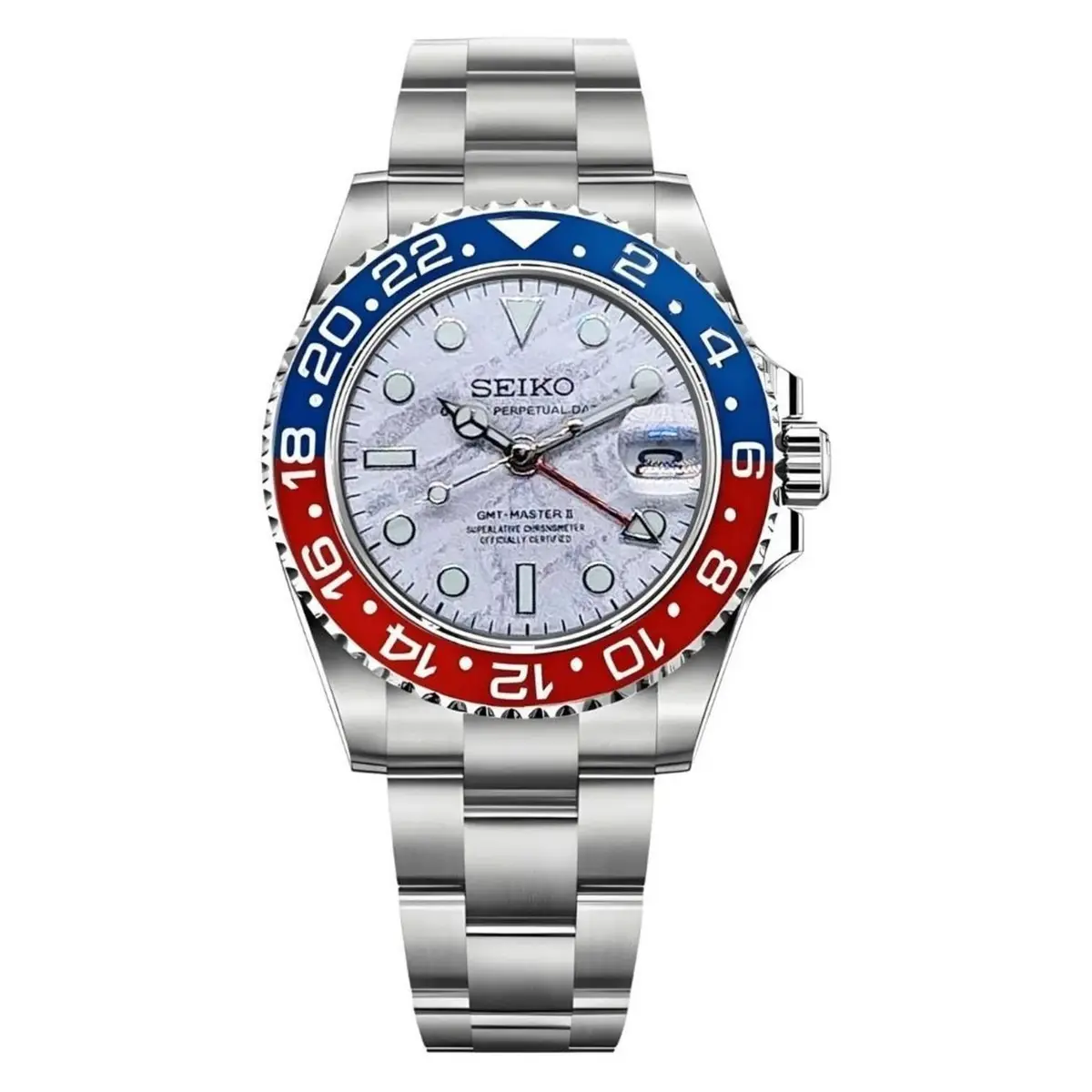 Seiko Mod Uhr GMT MOD – METEORIT – MedoMods