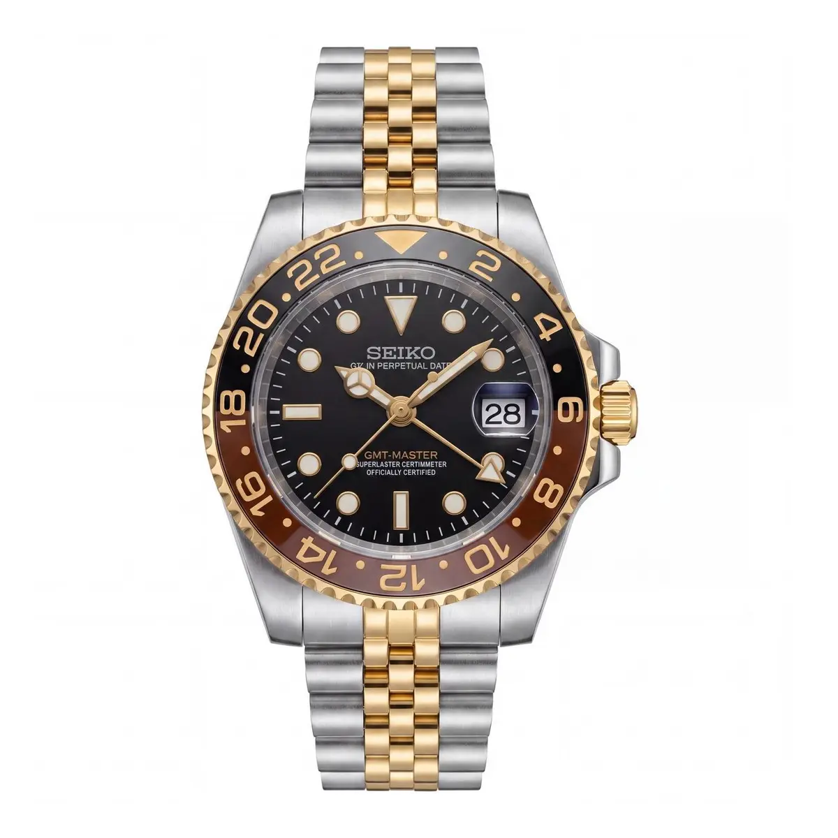 GMT MOD | Bicolor: negro y dorado - Automático – vista 1