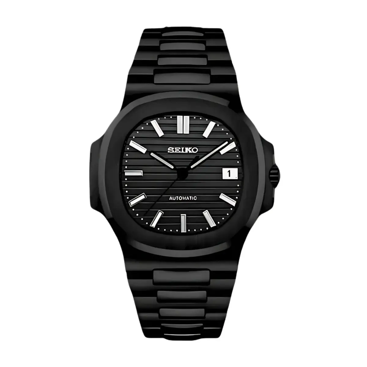 Seiko Mod Uhr NAUT MOD – BLACKED OUT – MedoMods