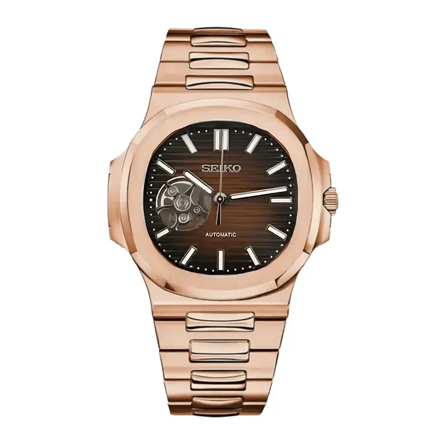 NAUT MOD - CHOCOLATE (OPEN HEART) Rosé Gold