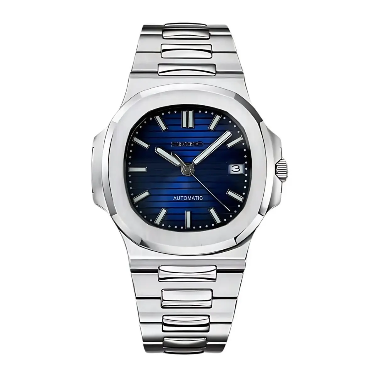 Seiko Mod Uhr NAUT MOD – DUNKELBLAU – MedoMods
