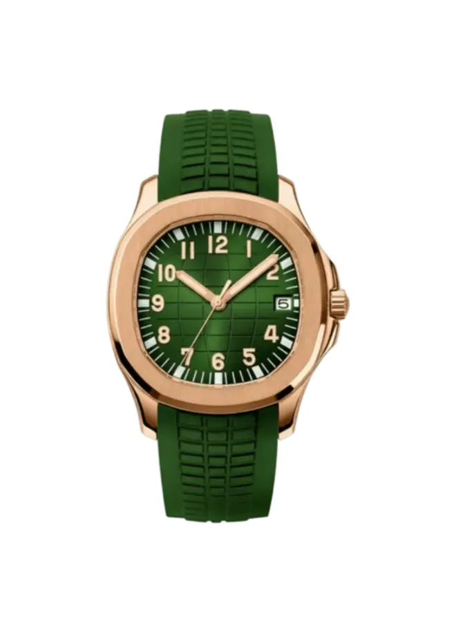 NAUT MOD | Verde (finitura oro rosa) - Automatico