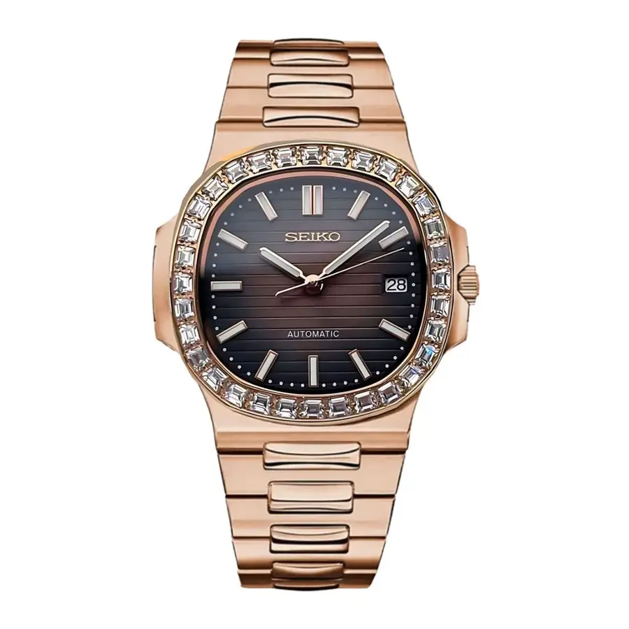 NAUT MOD - ROSE GOLD - BROWN (DIAMOND)