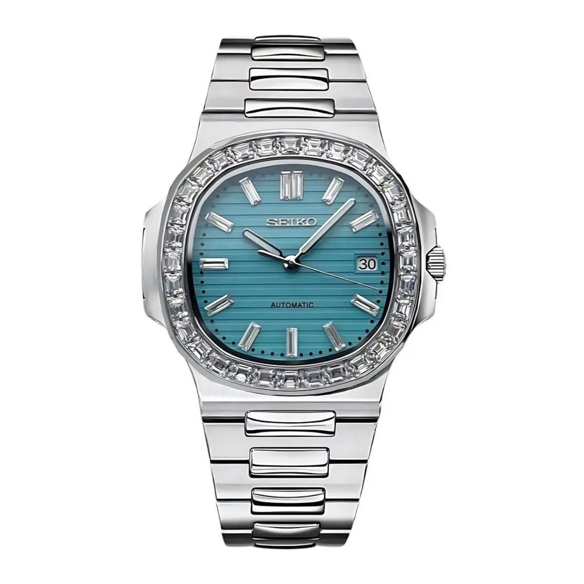 Seiko Mod Uhr NAUT MOD – TIFFANY (DIAMANT) – MedoMods