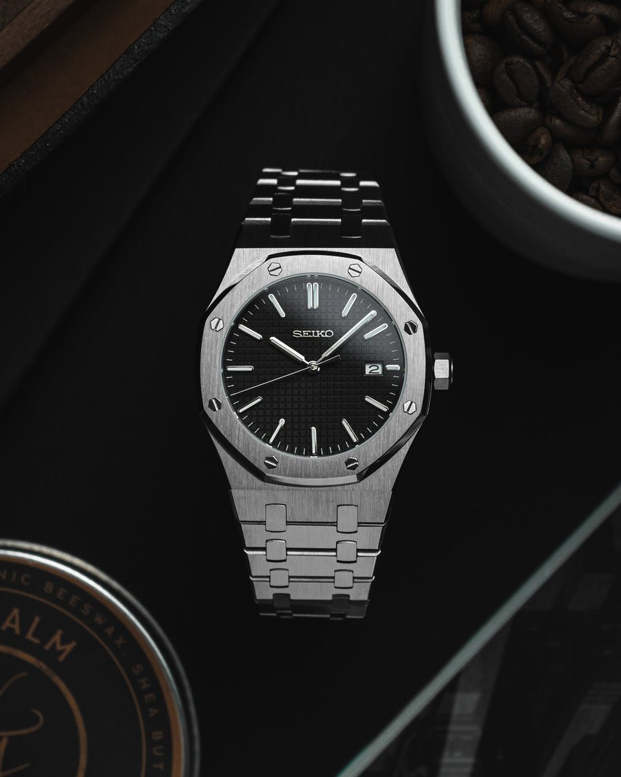 OAK MOD | Schwarz – Integriertes Armband