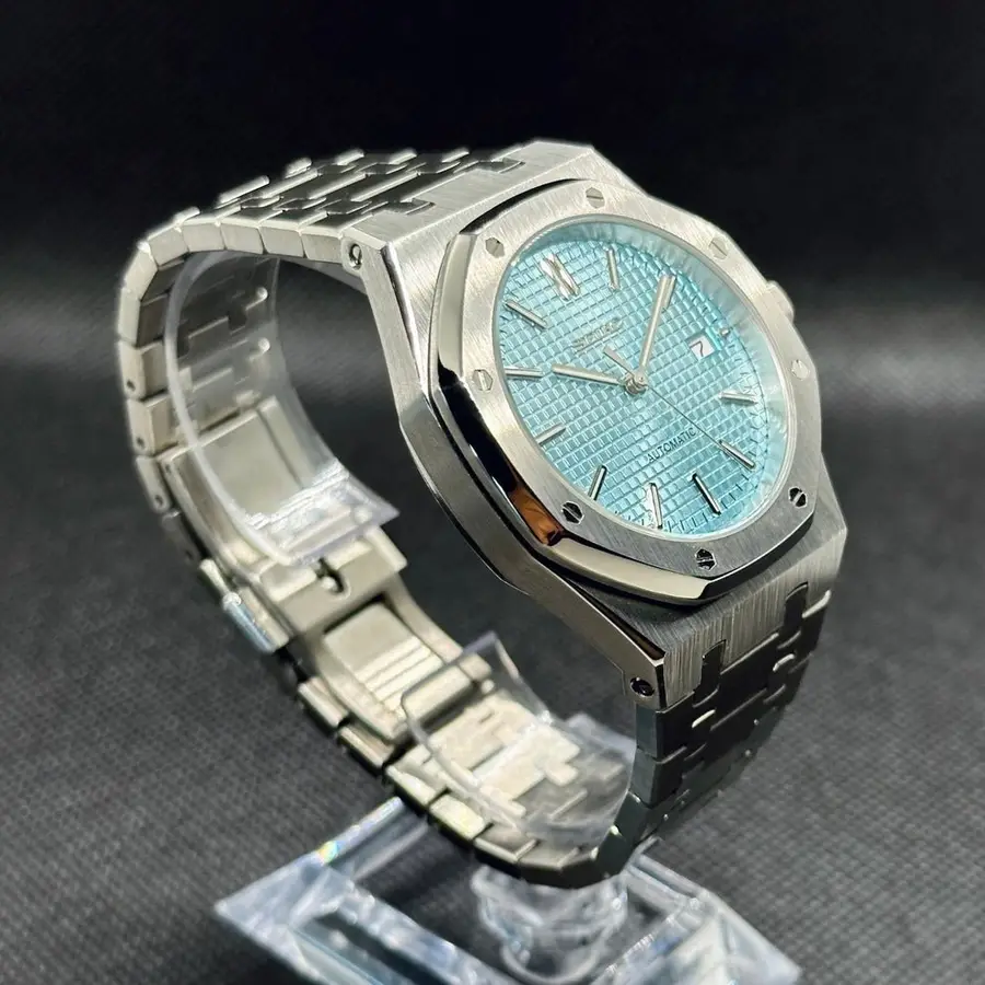OAK MOD | Blu ghiaccio – Cinturino integrato