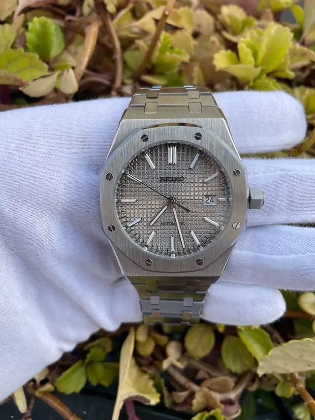 OAK MOD | Grigio chiaro – Cinturino integrato