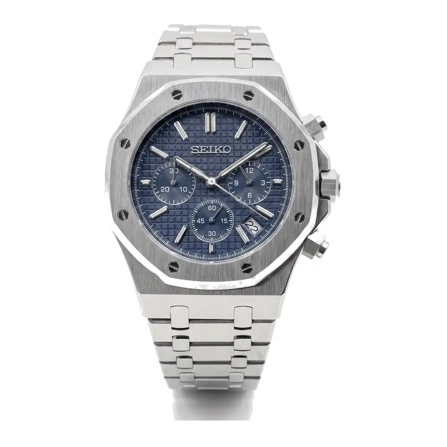 OAK MOD | Navy Chronograph – Integrated Bracelet