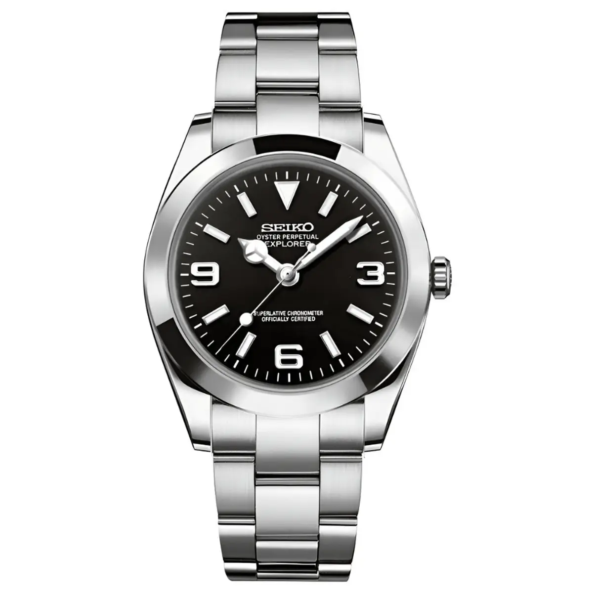 Seiko Mod Uhr OYST MOD โ SCHWARZ โ MedoMods