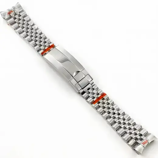 Seiko Mod 5-leddet-lænke – 5 led, stål, foldelås – detaljevisning 1