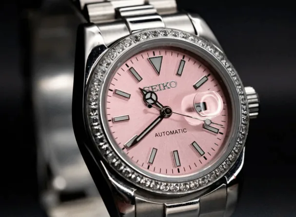 SEIKO MOD Damen – Rosa – Automatik | MedoMods