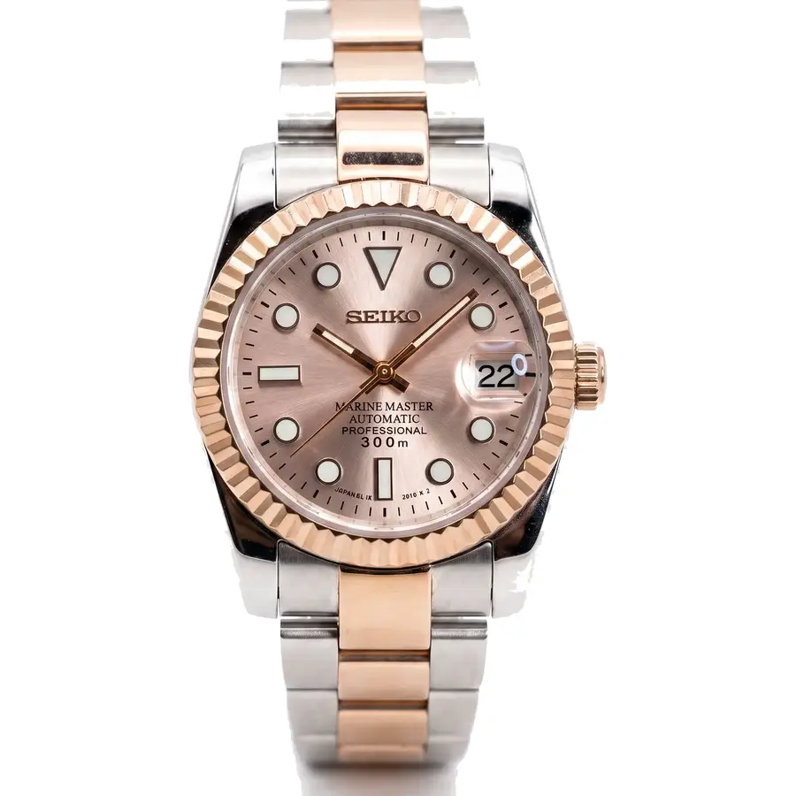 SEIKO MOD Ladies - Pink/Rose - Automatic | MedoMods