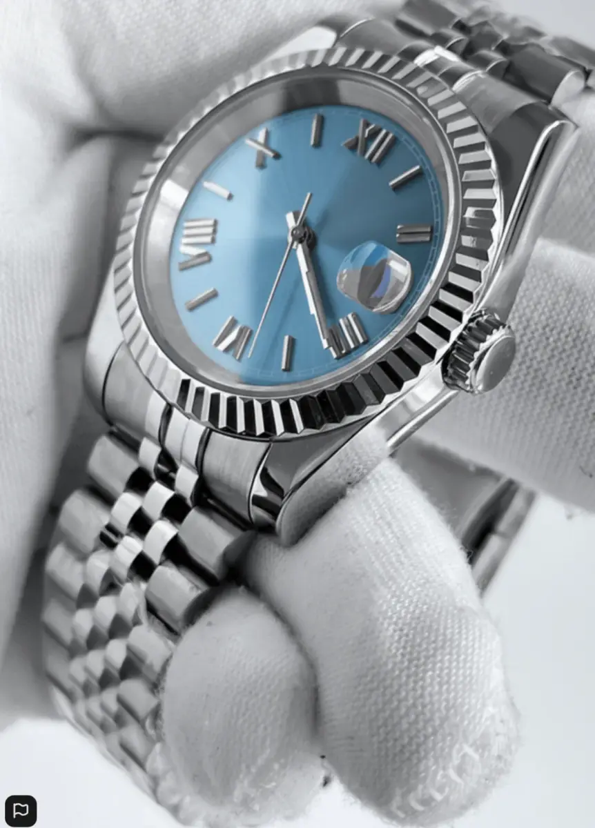 Seiko Mod Uhr Seikomod ICE BLUE ROMAN – Ansicht 2 – MedoMods