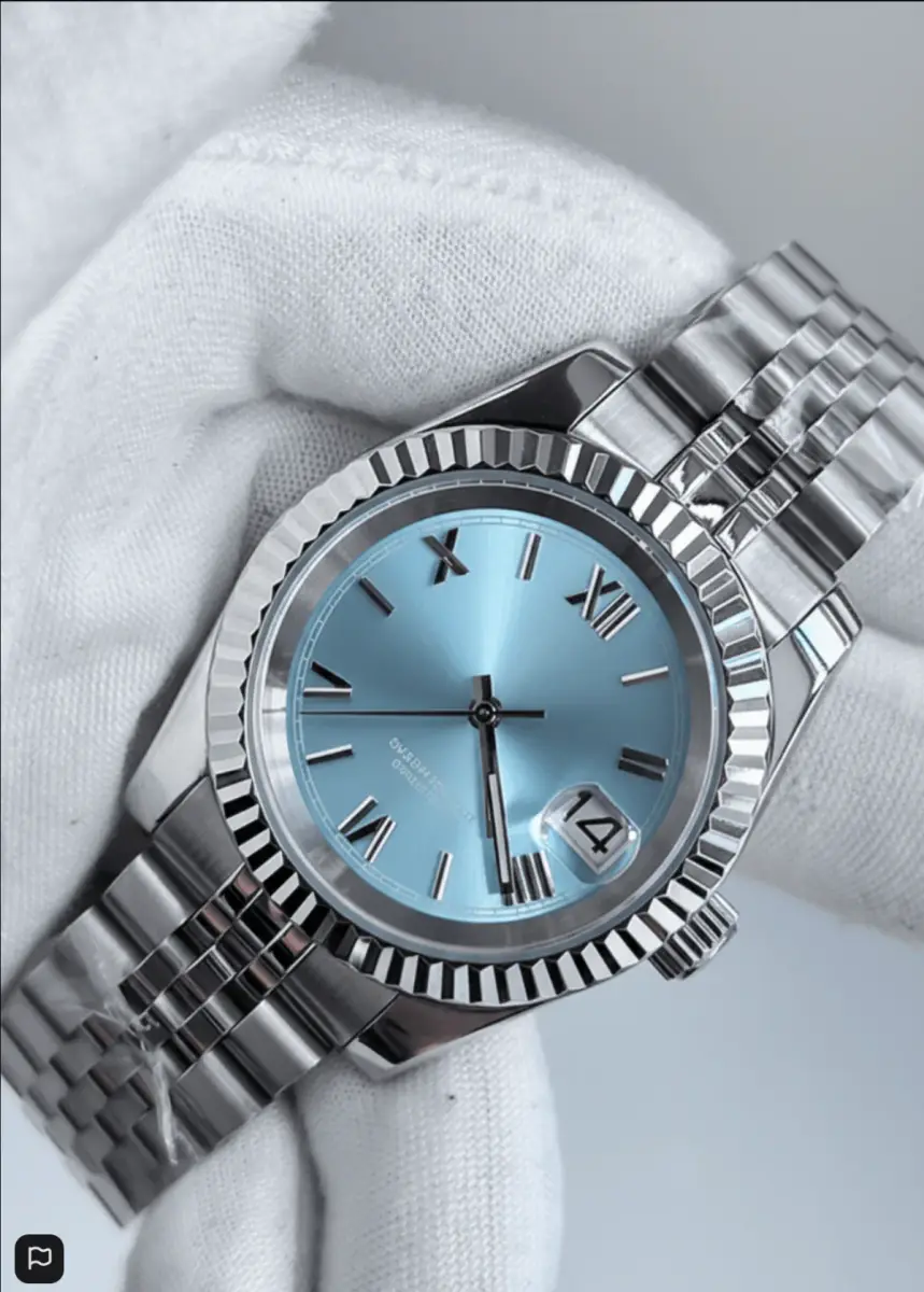 Seiko Mod Uhr Seikomod ICE BLUE ROMAN – Ansicht 3 – MedoMods