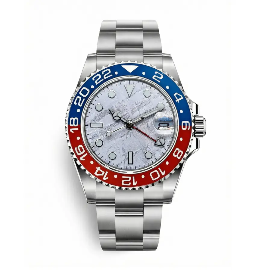 Seiko Mod: PEPSI GMT MOD mit Meteoritenzifferblatt