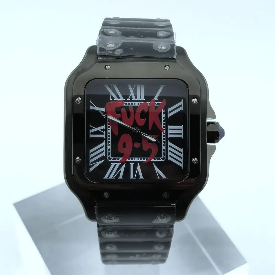 SEIKTOS | Quadrante Full Black 9-5 – 38 mm