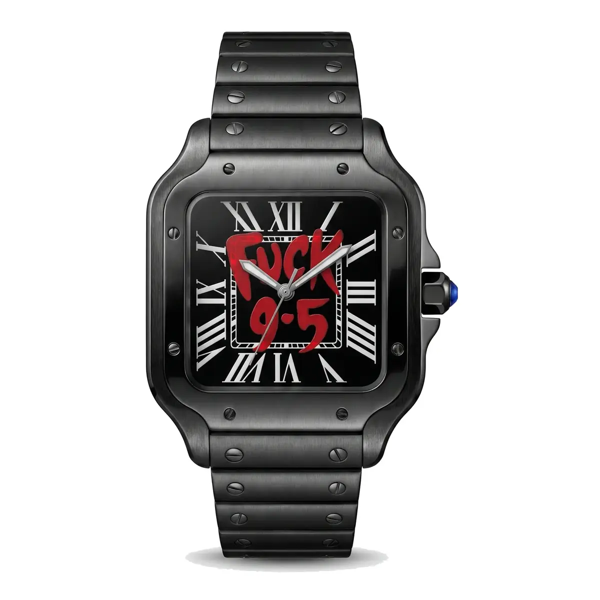 SEIKTOS | Full Black 9-5 Dial – 38 mm – view 1