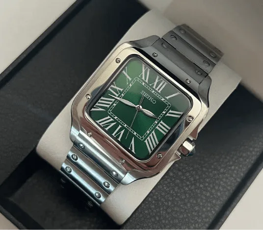 SEIKTOS | Steel Green Dial – 38mm