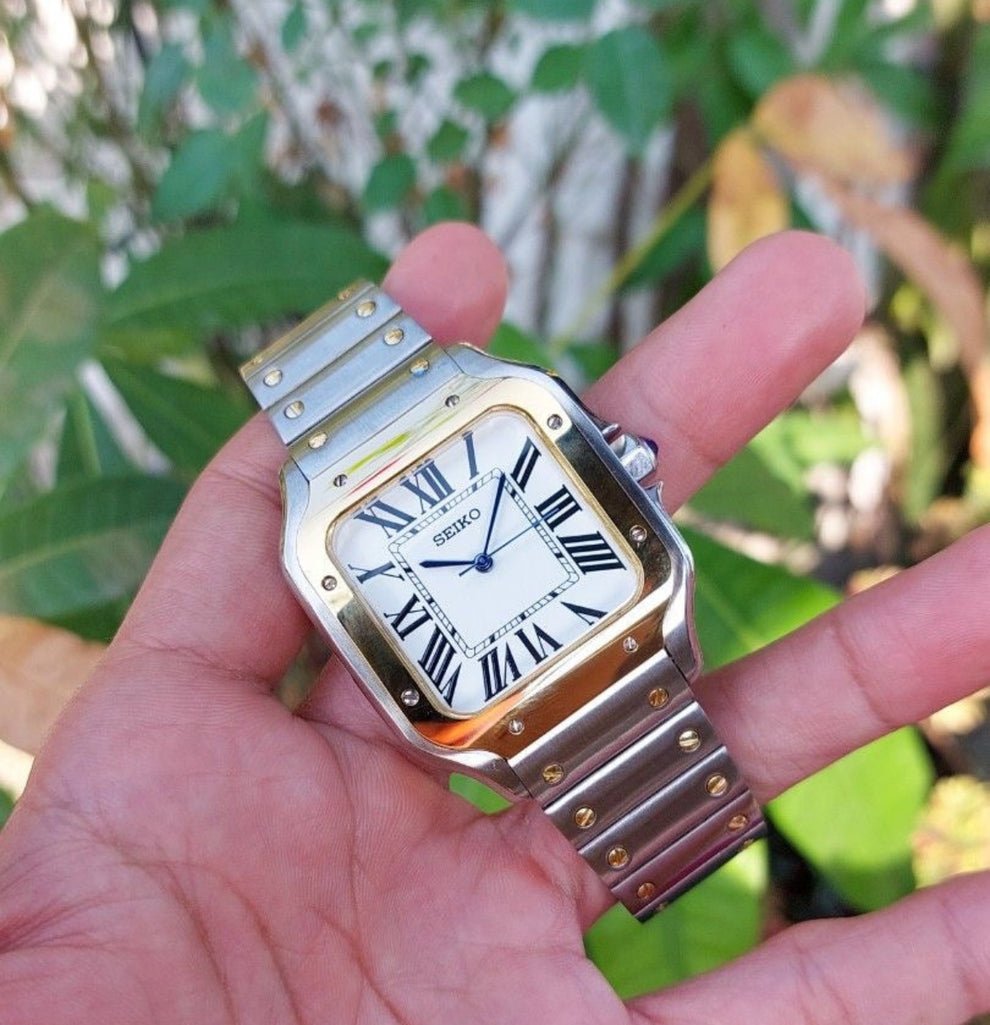 SEIKTOS | Two-Tone Steel & Gold – 38mm