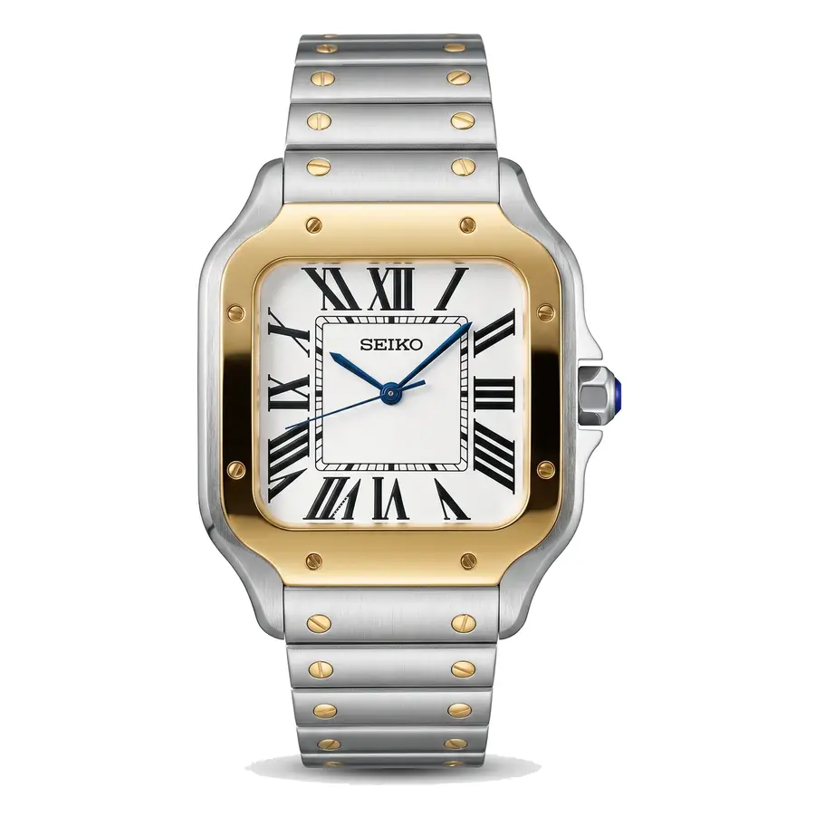 SEIKTOS | Two-Tone Steel & Gold – 38mm