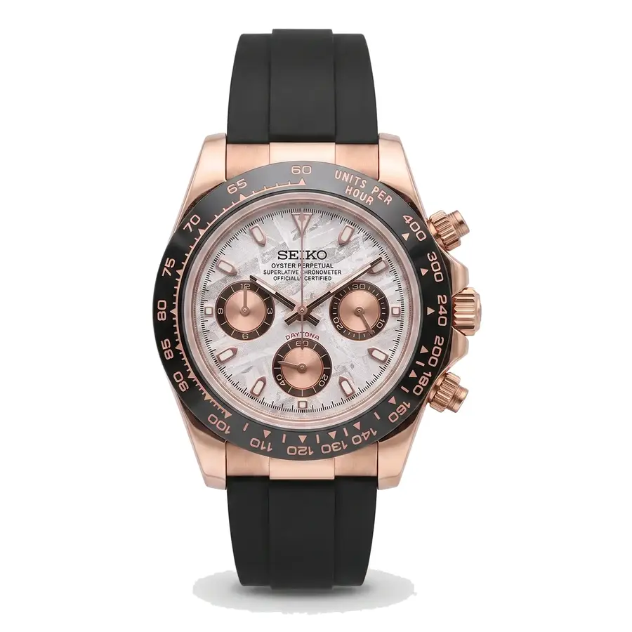 TONA MOD | Black Meteorit RoseGold - 40mm