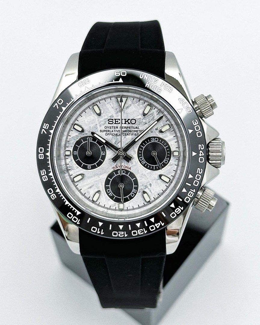 TONA MOD | Goma negra con textura de panda - 40 mm