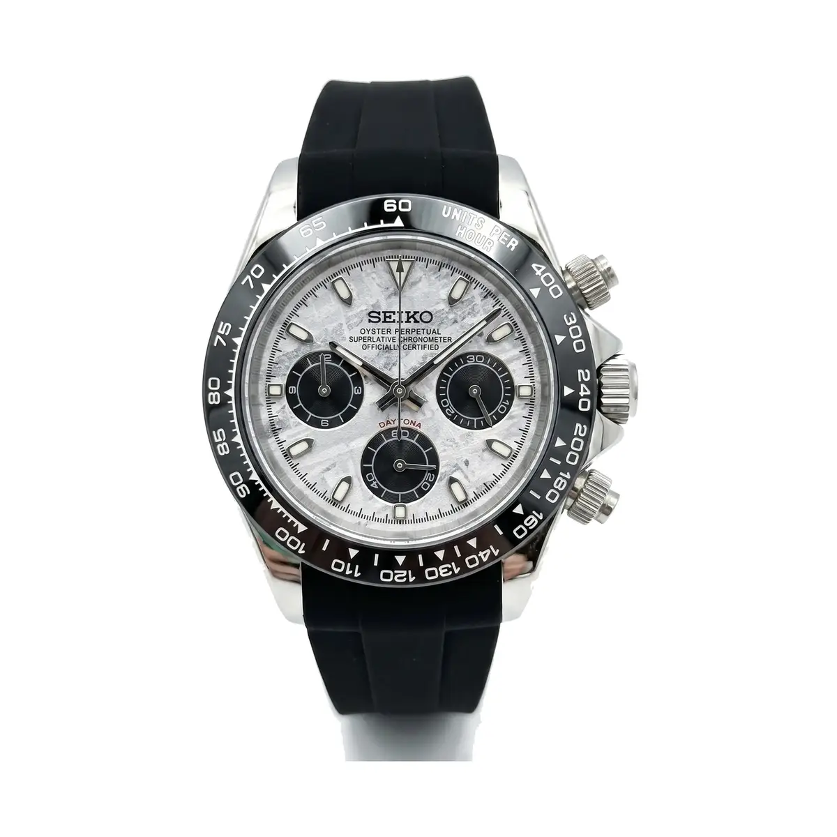 TONA MOD | Black Rubber Black Texture Panda - 40mm