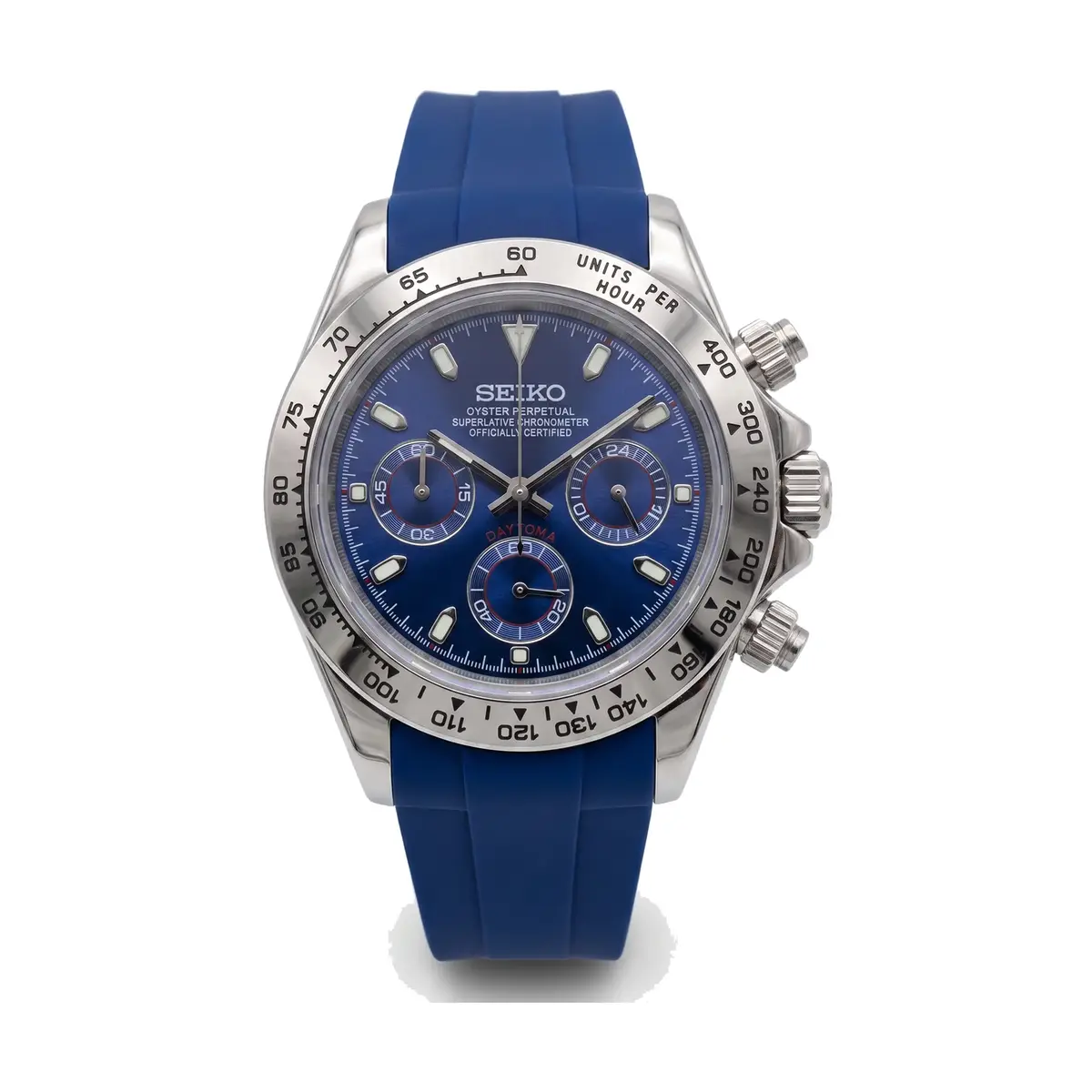 TONA MOD | Blue Rubber Blue Steel - 40mm