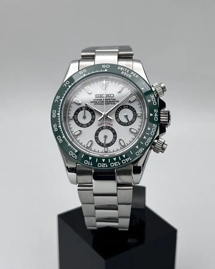 TONA MOD | Cronografo con lunetta verde - 40 mm