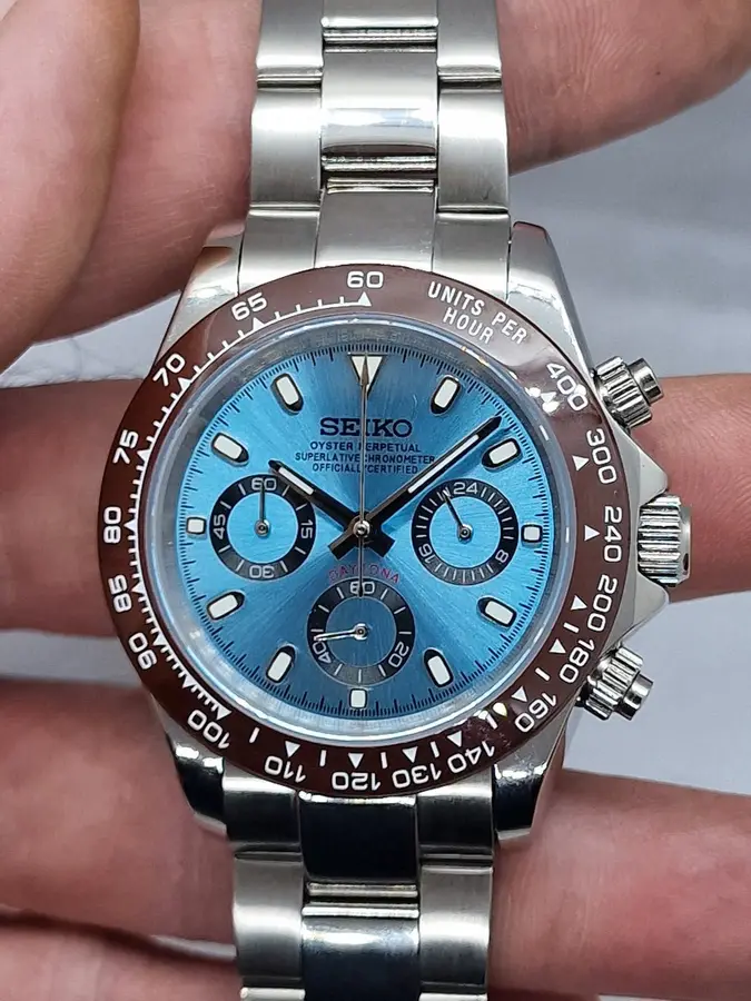 TONA MOD | acciaio blu ghiaccio - 40 mm