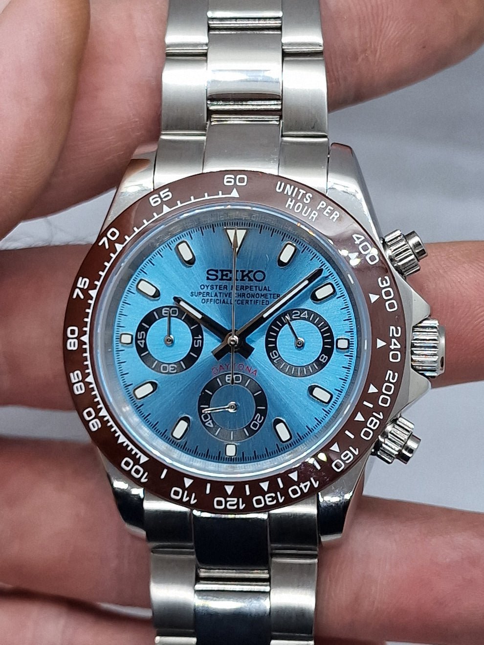 TONA MOD | Stahl eisblau – 40 mm
