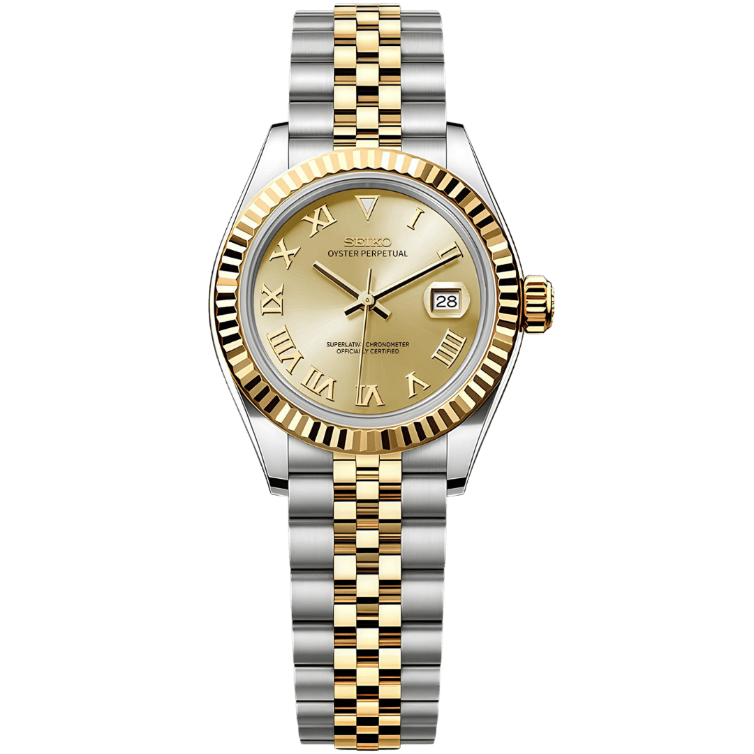 WOMEN'S TWO-TONE GOLD