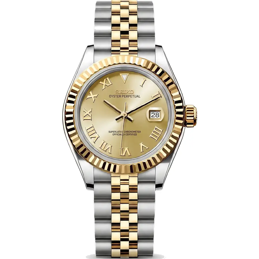 WOMEN'S TWO-TONE GOLD