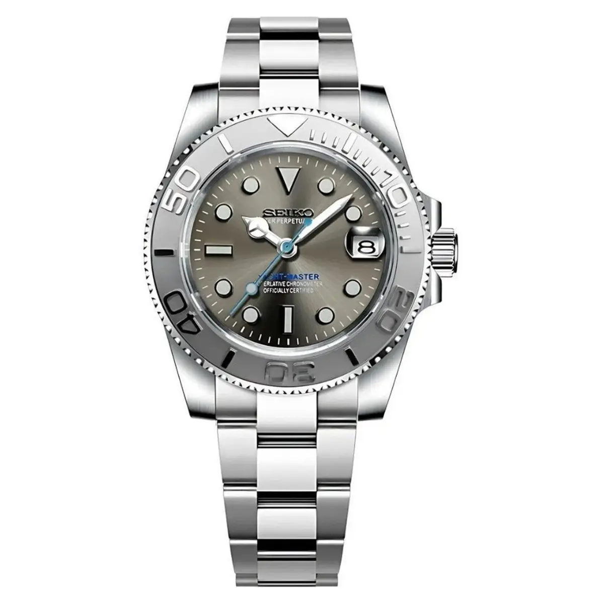Seiko Mod Uhr YACHT MOD β GRAU β MedoMods